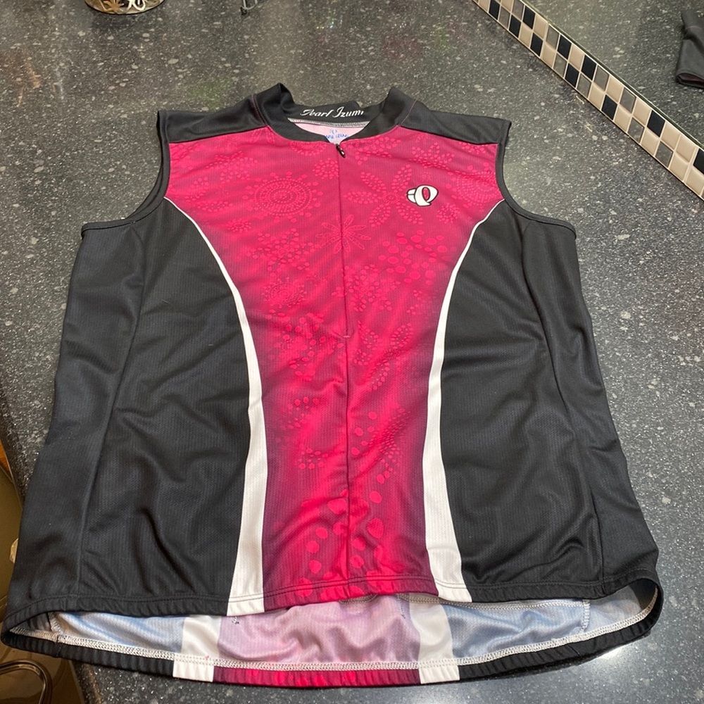 X-Large biking shirt pink blank